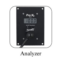 Pro N2 nitrogen gas analyzer with digital display