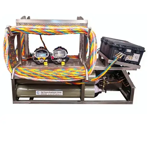 6 Cylinder Srp With 3 Diver Air Panel, 3 Diver Radio & & 2 Diver Cctv System