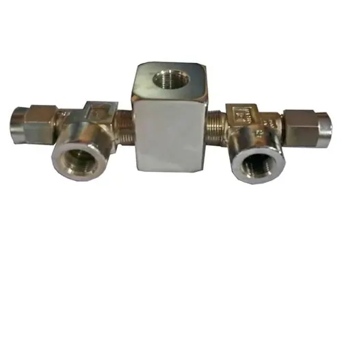 SS Double Cylinder Manifold With Indofab Valve