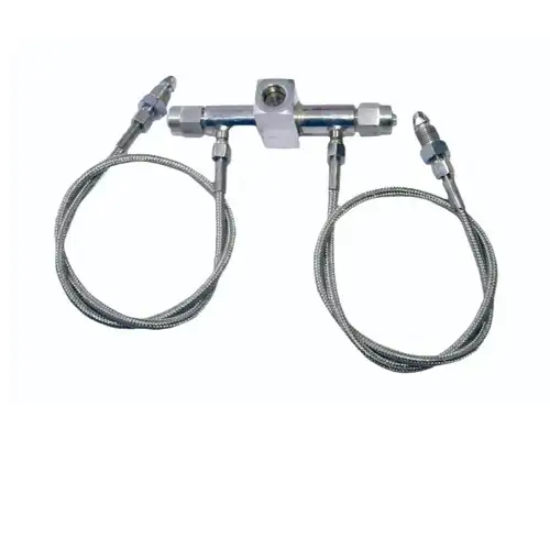 SS Double Cylinder Manifold With Pigtail