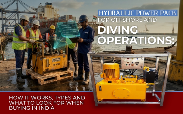 Hydraulic power pack manufacturer in Mumbai India providing offshore, subsea, and diving hydraulic power solutions.
